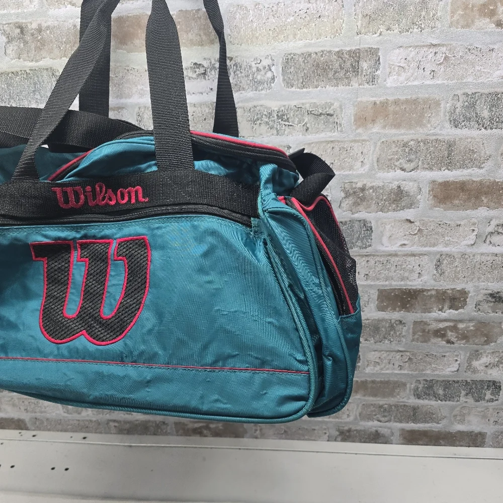Vintage Wilson Gym Duffle Weekend Bag